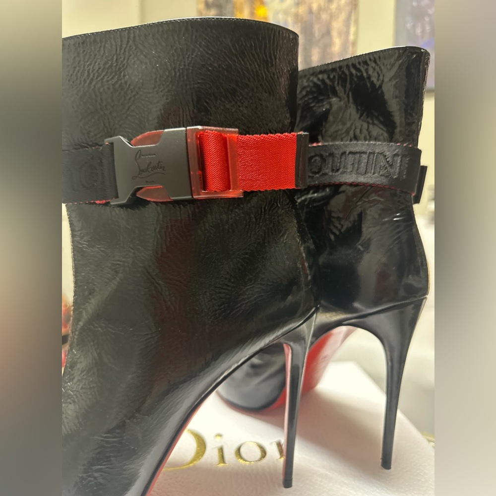 Christian Loubotin Ankle Boots heels 120 - Picture 2 of 4